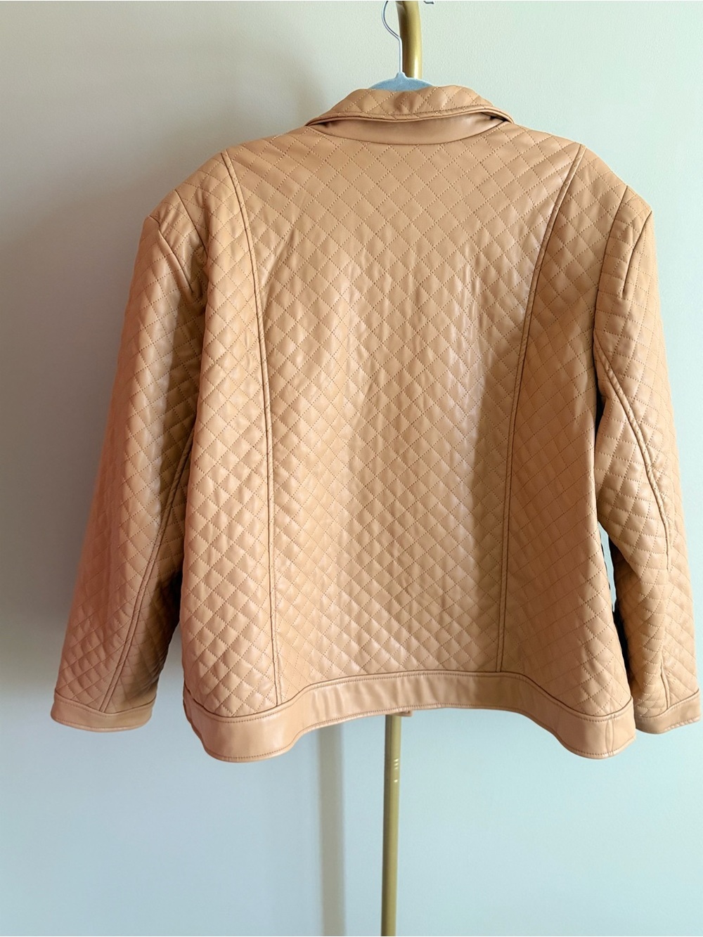 G by Giuliana Quilted Utility Jacket in Tan - Picture 3 of 5
